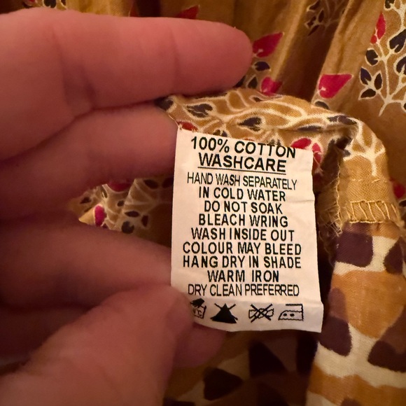 Signature by Sangria Red and Yellow Floral Top - Picture 6 of 6